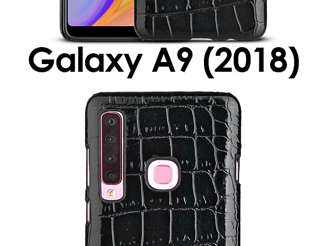 Samsung Galaxy A9 (2018) Crocodile Leather Back Case