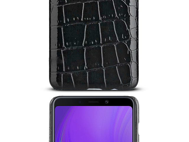 Samsung Galaxy A9 (2018) Crocodile Leather Back Case