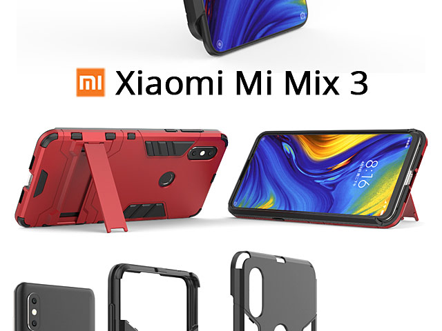 Xiaomi Mi Mix 3 Iron Armor Plastic Case