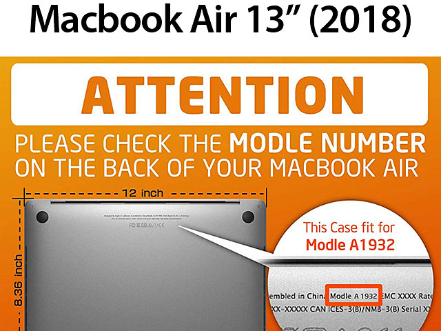 Supcase Unicorn Beetle Case for Macbook Air 13" (2018)