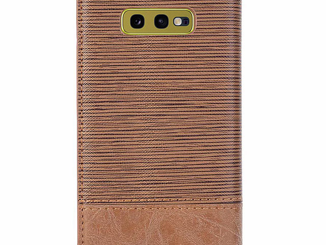 Samsung Galaxy S10e Two-Tone Leather Flip Case