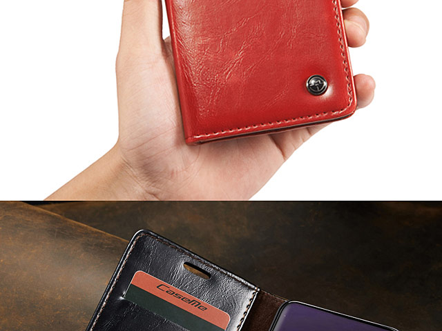 Samsung Galaxy S10 Magnetic Flip Leather Wallet Case