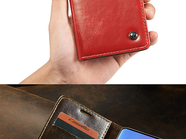 Samsung Galaxy S10+ Magnetic Flip Leather Wallet Case