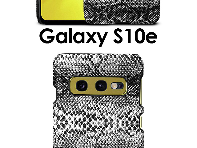 Samsung Galaxy S10e Faux Snake Skin Back Case