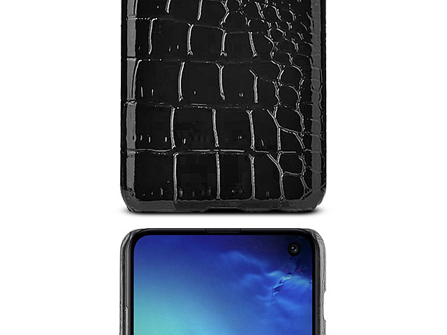 Samsung Galaxy S10e Crocodile Leather Back Case