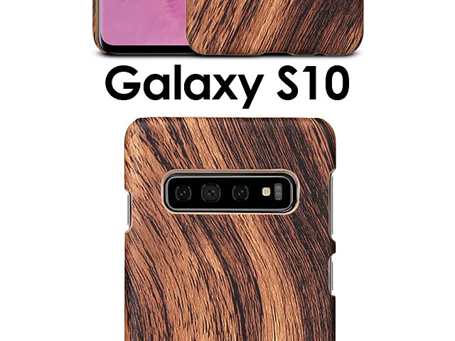 Samsung Galaxy S10 Woody Patterned Back Case