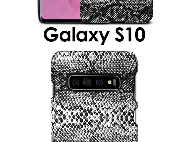 Samsung Galaxy S10 Faux Snake Skin Back Case