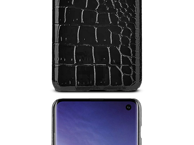 Samsung Galaxy S10 Crocodile Leather Back Case