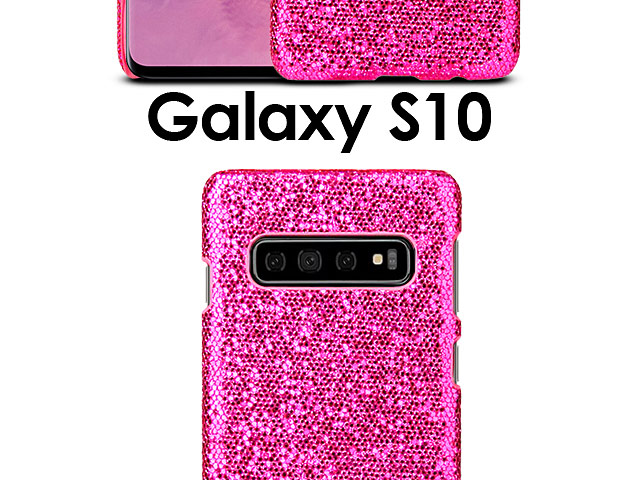 Samsung Galaxy S10 Glitter Plastic Hard Case