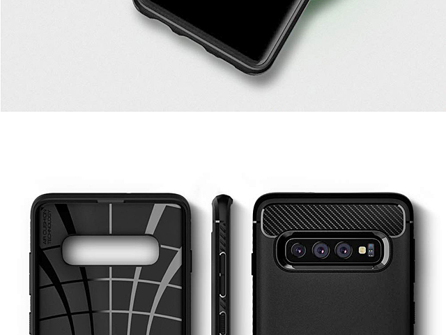 Spigen Rugged Armor Case for Samsung Galaxy S10+