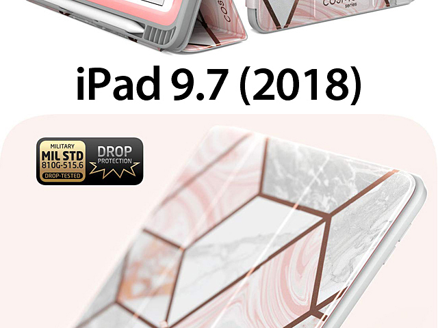 i-Blason Cosmo Slim Designer Case (Marble) for iPad 9.7 (2018)