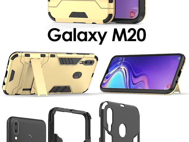 Samsung Galaxy M20 Iron Armor Plastic Case