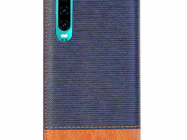 Huawei P30 Two-Tone Leather Flip Case