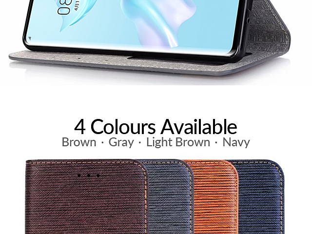 Huawei P30 Pro Two-Tone Leather Flip Case