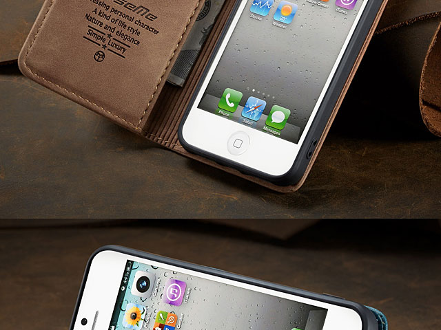 iPhone 5 / 5s / SE Retro Flip Leather Case