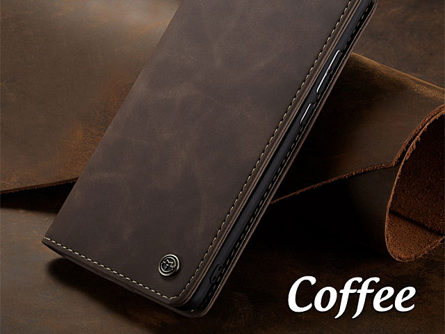 iPhone XS Max (6.5) Retro Flip Leather Case