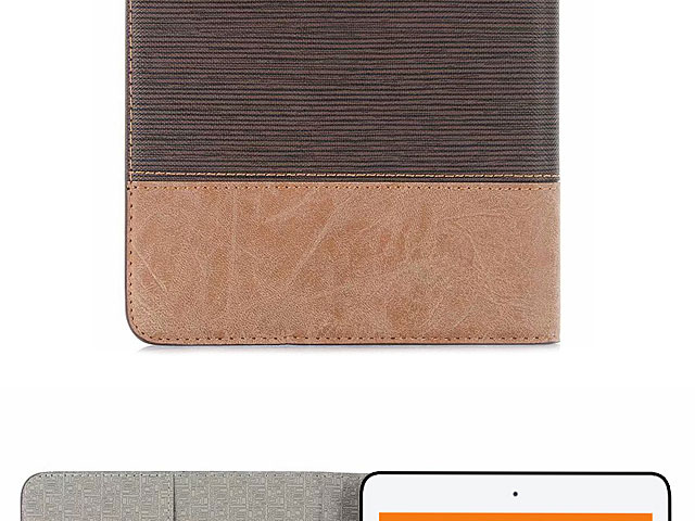 iPad Mini (2019) Two-Tone Leather Flip Case