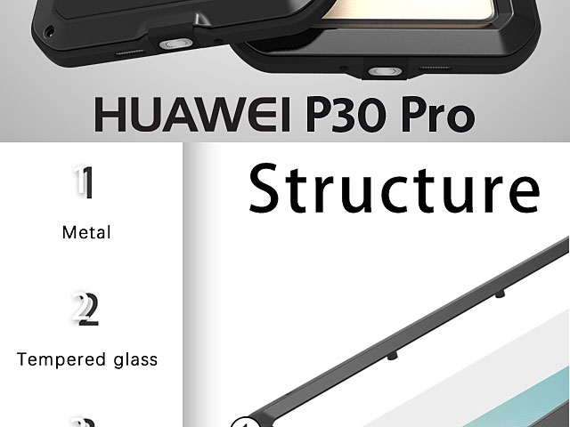 LOVE MEI Huawei P30 Pro Powerful Bumper Case