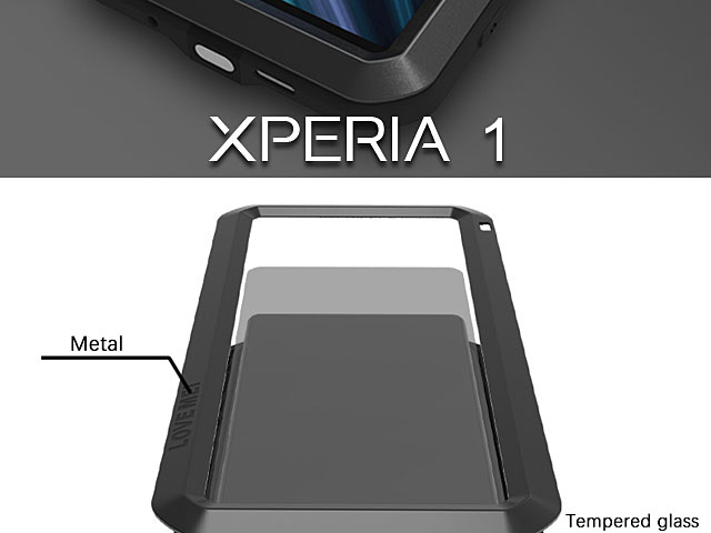 LOVE MEI Sony Xperia 1 Powerful Bumper Case