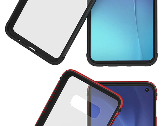 LOVE MEI Shadow Series Tempered Glass Case for Samsung Galaxy S10e