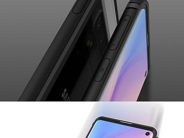 LOVE MEI Shadow Series Tempered Glass Case for Samsung Galaxy S10