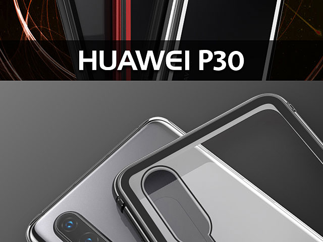 LOVE MEI Shadow Series Tempered Glass Case for Huawei P30