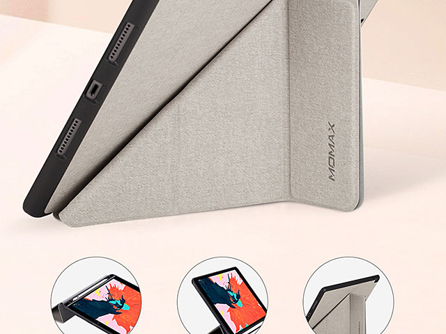Momax Flip Cover Case with Apple Pencil Holder for iPad Air (2019)