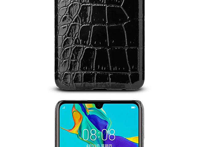 Huawei P30 Crocodile Leather Back Case
