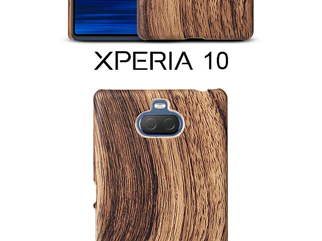Sony Xperia 10 Woody Patterned Back Case