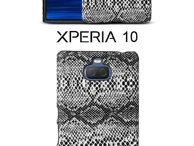 Sony Xperia 10 Faux Snake Skin Back Case