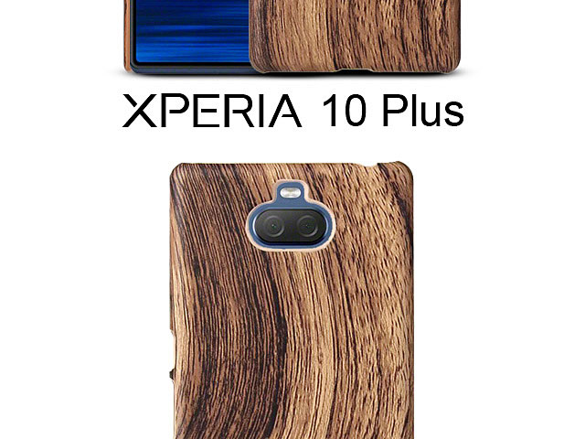 Sony Xperia 10 Plus Woody Patterned Back Case