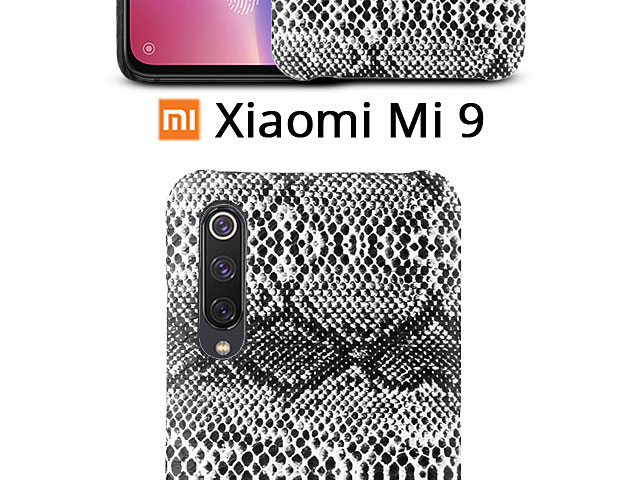 Xiaomi Mi 9 Faux Snake Skin Back Case