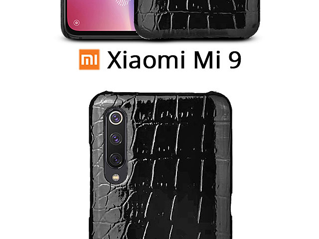 Xiaomi Mi 9 Crocodile Leather Back Case
