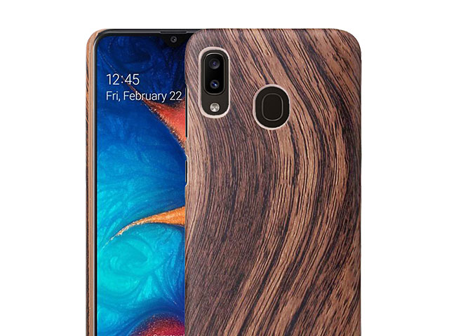 Samsung Galaxy A20 Woody Patterned Back Case