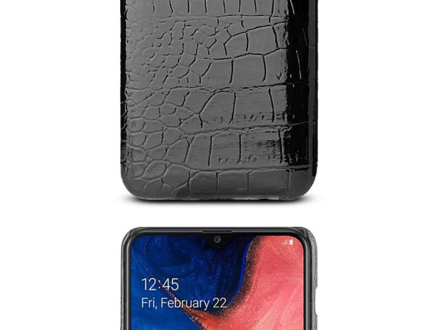 Samsung Galaxy A20 Crocodile Leather Back Case