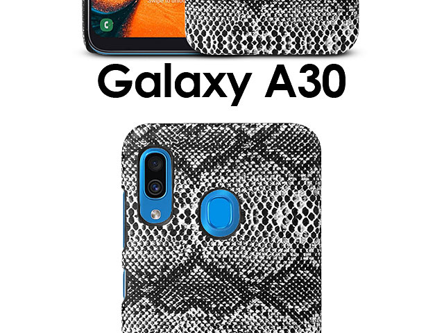 Samsung Galaxy A30 Faux Snake Skin Back Case