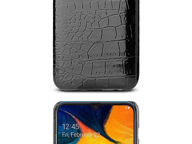 Samsung Galaxy A30 Crocodile Leather Back Case