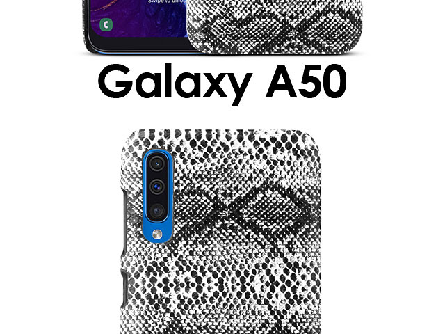 Samsung Galaxy A50 Faux Snake Skin Back Case