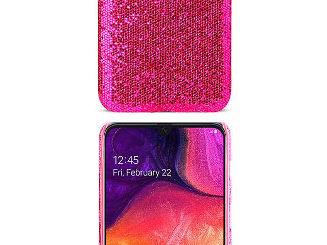Samsung Galaxy A50 Glitter Plastic Hard Case