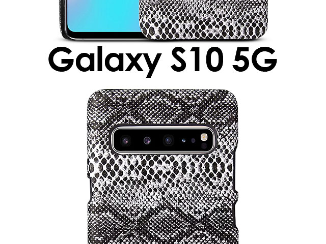 Samsung Galaxy S10 5G Faux Snake Skin Back Case