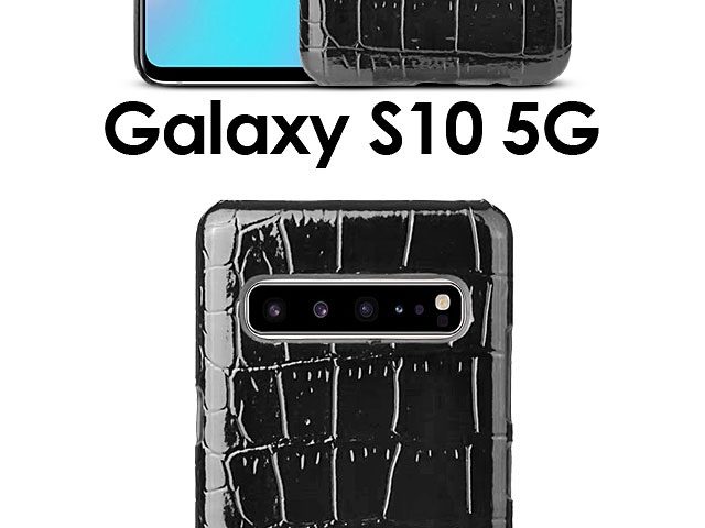 Samsung Galaxy S10 5G Crocodile Leather Back Case
