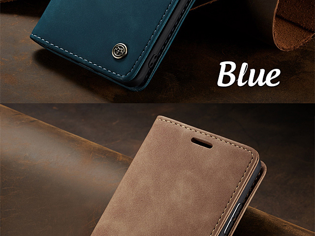 Samsung Galaxy A20 Retro Flip Leather Case