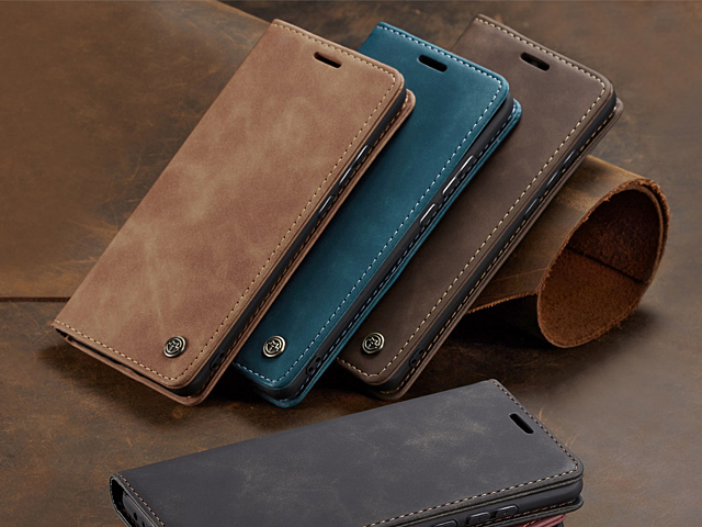 Samsung Galaxy A40 Retro Flip Leather Case