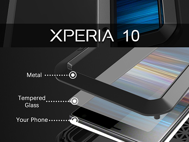 LOVE MEI Sony Xperia 10 Powerful Bumper Case