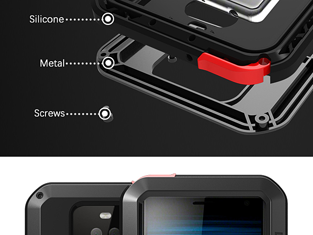 LOVE MEI Sony Xperia 10 Powerful Bumper Case