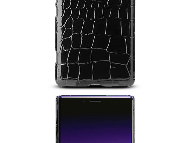 Sony Xperia 1 Crocodile Leather Back Case