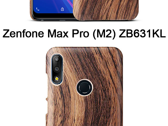 Asus Zenfone Max Pro (M2) ZB631KL Woody Patterned Back Case
