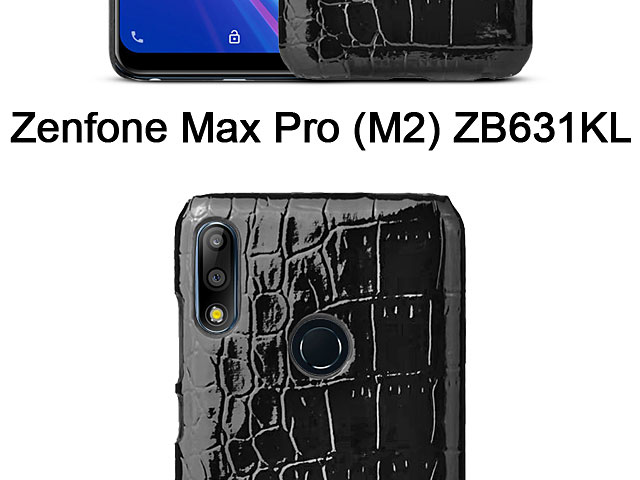 Asus Zenfone Max Pro (M2) ZB631KL Crocodile Leather Back Case