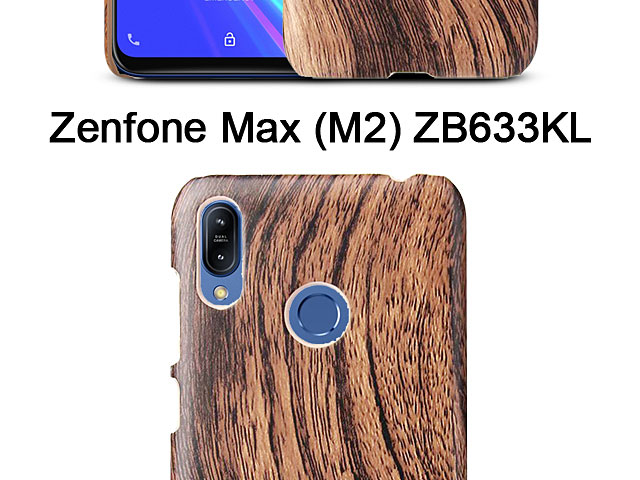 Asus Zenfone Max (M2) ZB633KL Woody Patterned Back Case
