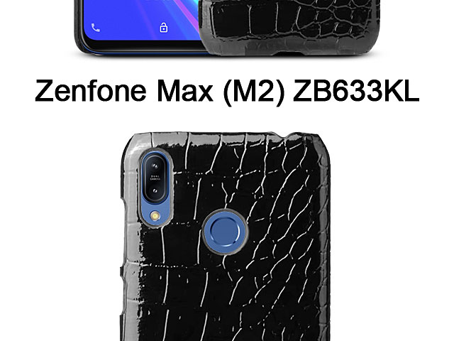 Asus Zenfone Max (M2) ZB633KL Crocodile Leather Back Case